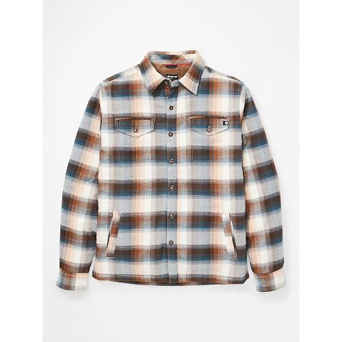 Marmot Ridgefield Shirts For Mens Brown RJZ429537